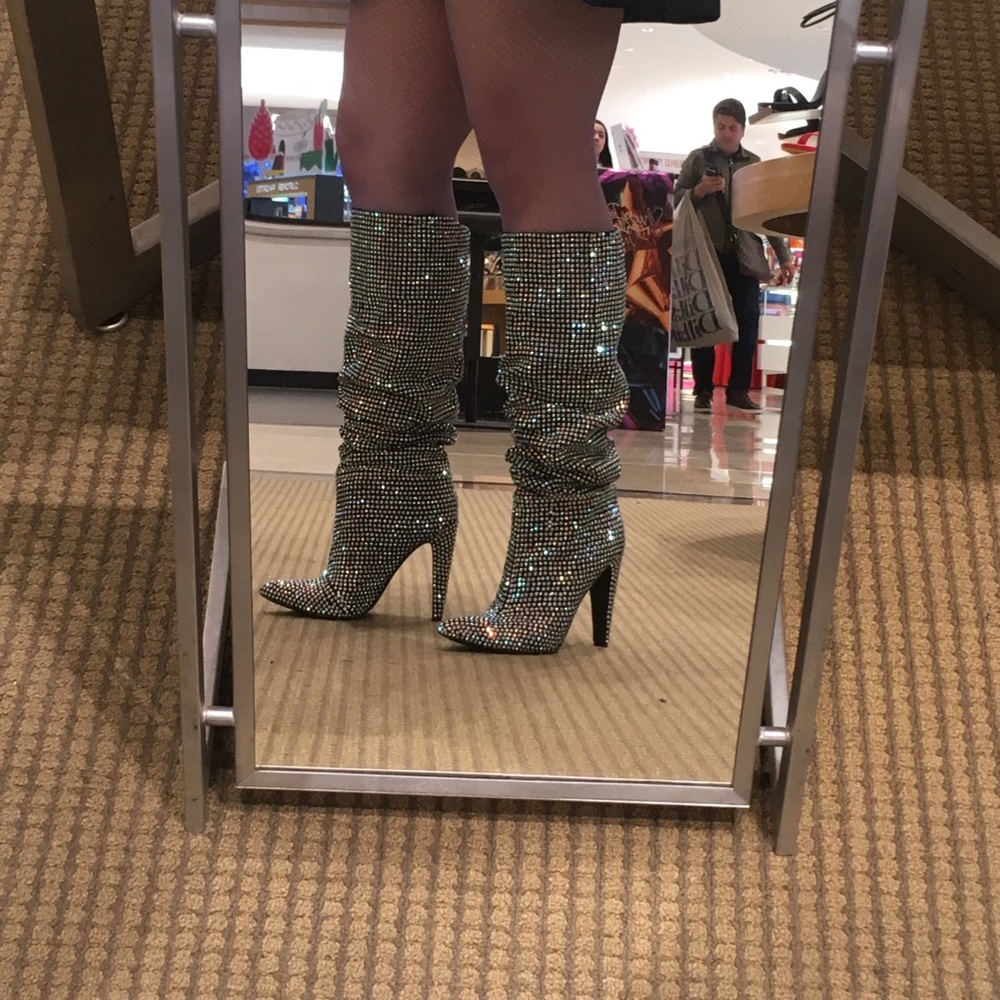 Steve Madden sparkle boots !!!💫✨